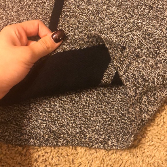 Express Sweater Dress Black/Grey Sz S - Picture 3 of 4